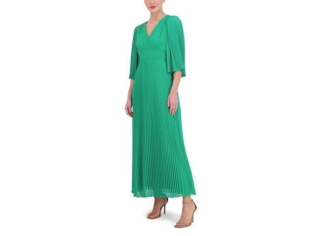 Vince Camuto Chiffon Pleated Maxi Women's Dress Product Image