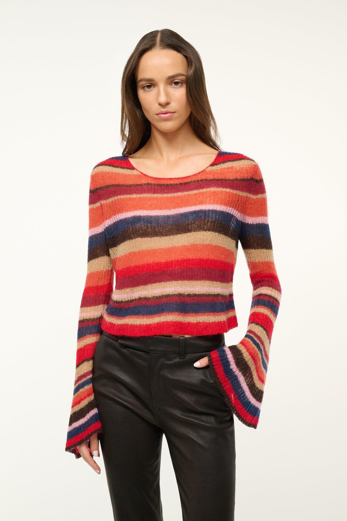 PARKER SWEATER | AUTUMNAL FADED STRIPE Product Image