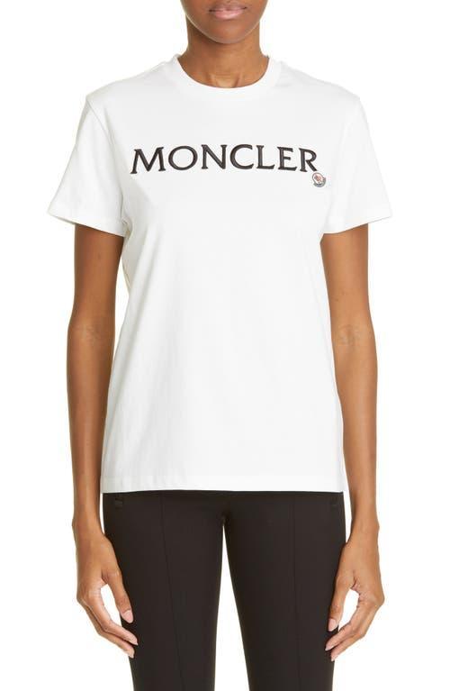 Moncler Logo Embroidered T-Shirt Product Image