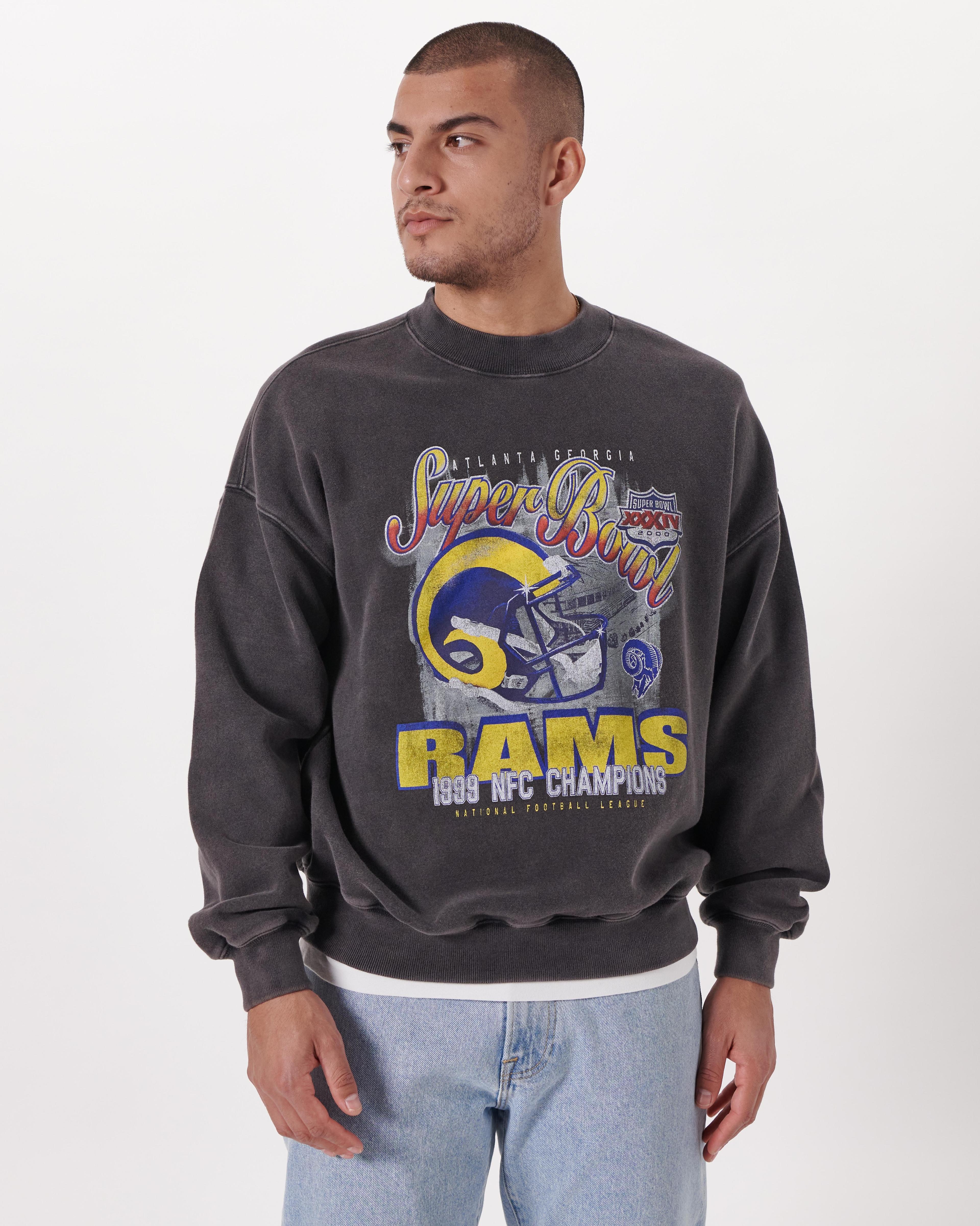 Vintage Super Bowl Graphic Crew Sweatshirt Product Image