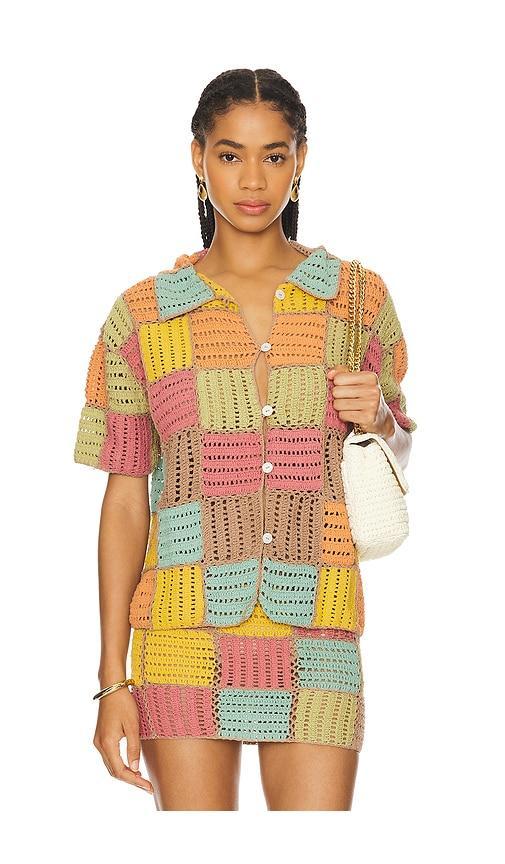 Edith Patchwork Shirt Product Image