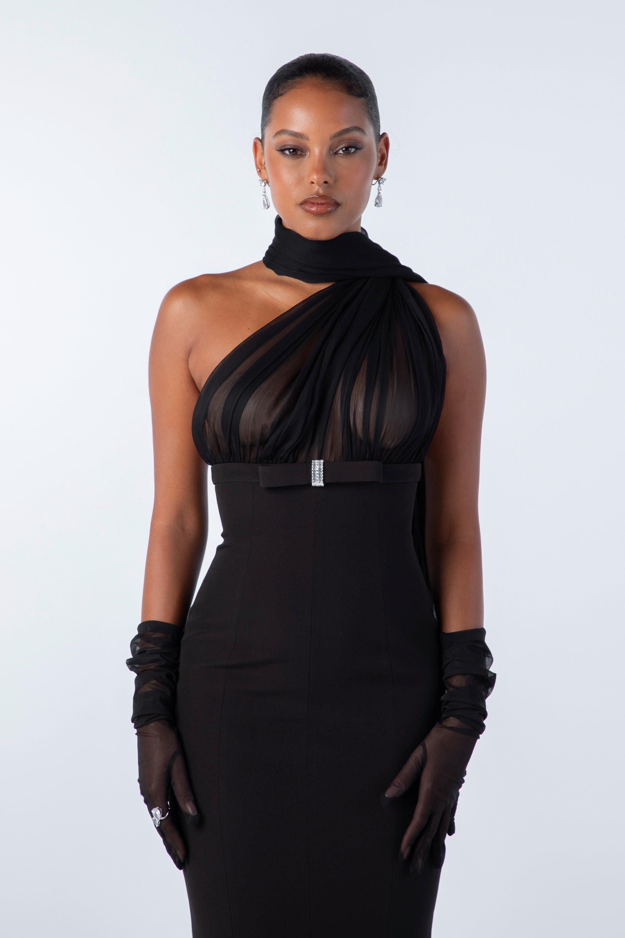 Camella Dress (Black) Product Image