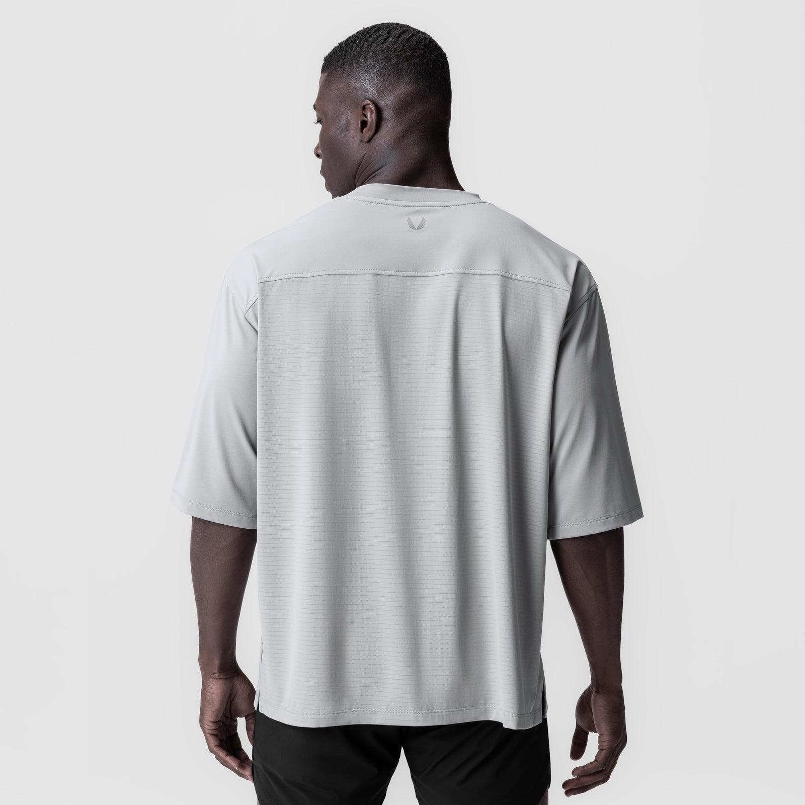 0841. 3D-Lite® 2.0 Lycra® 3/4-Sleeve Oversized Tee - Slate Grey "OTWR" Product Image