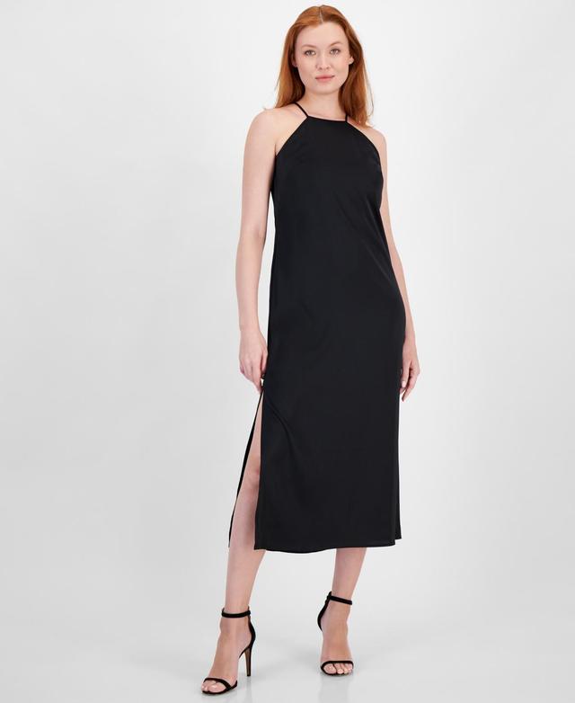 Anne Klein Womens Halter Slip Dress Product Image