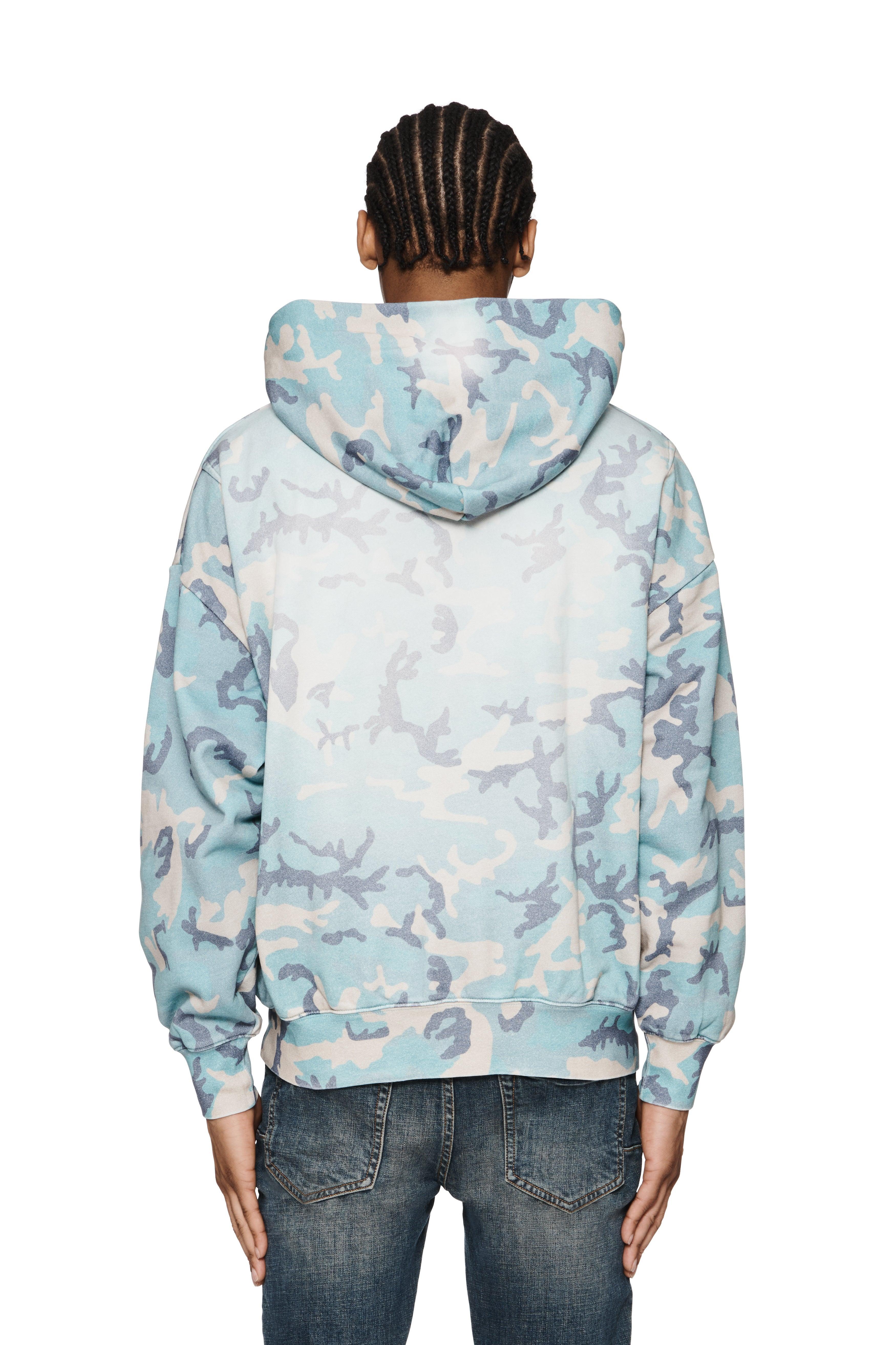 Faded Camo Hoodie Male Product Image