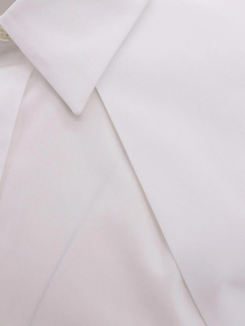 Long-sleeved Shirt In White Product Image