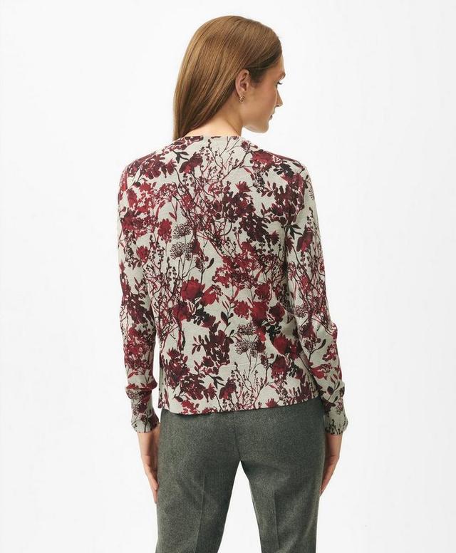 Twinset Cardigan in Floral Silk Blend Product Image