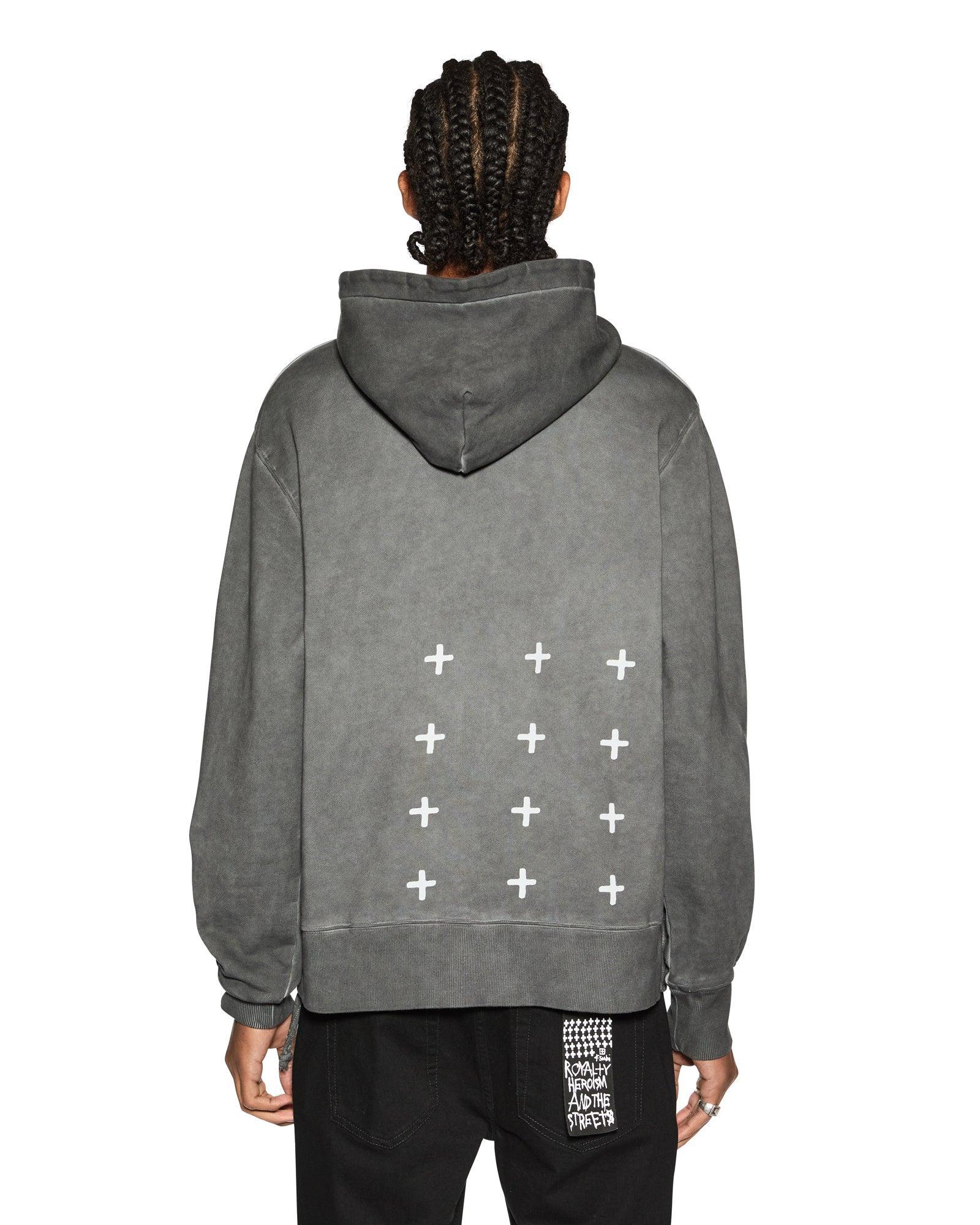 1999 FADE KASH HOODIE CHARCOAL Male Product Image