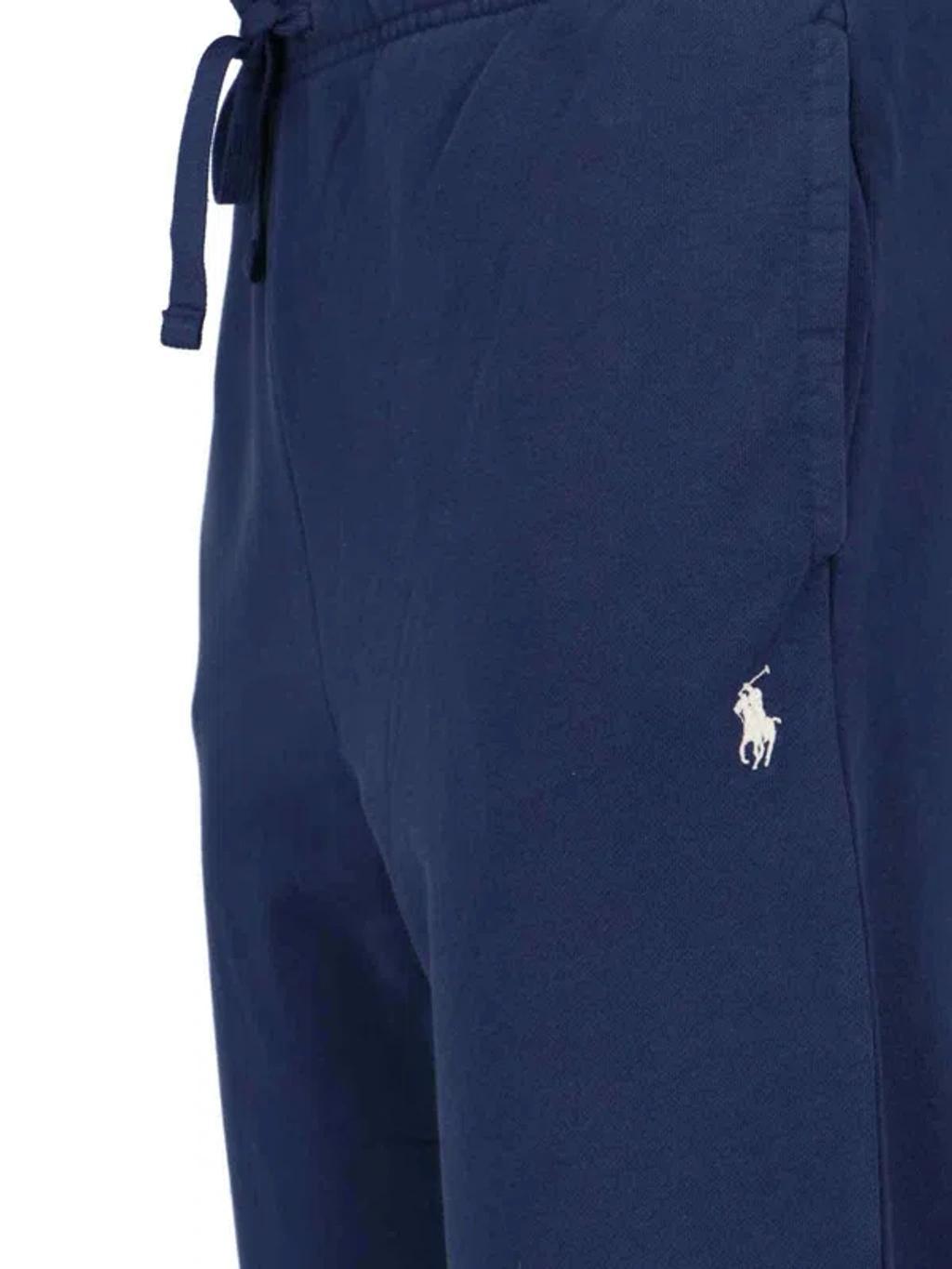 Logo Track Pants In Blue Product Image