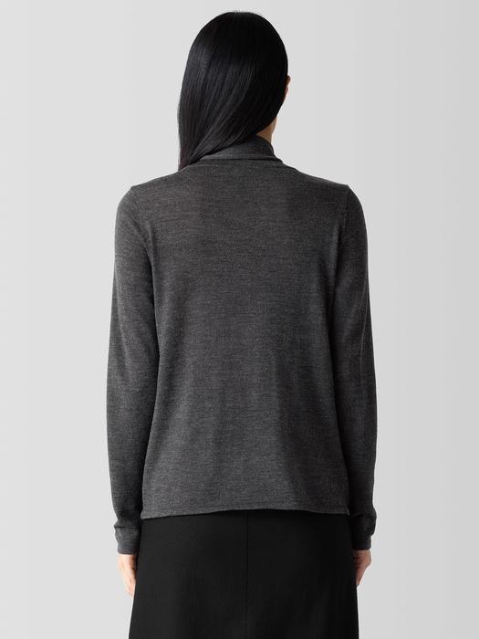 Fine Merino Turtleneck Top in Regenerative Wool Product Image