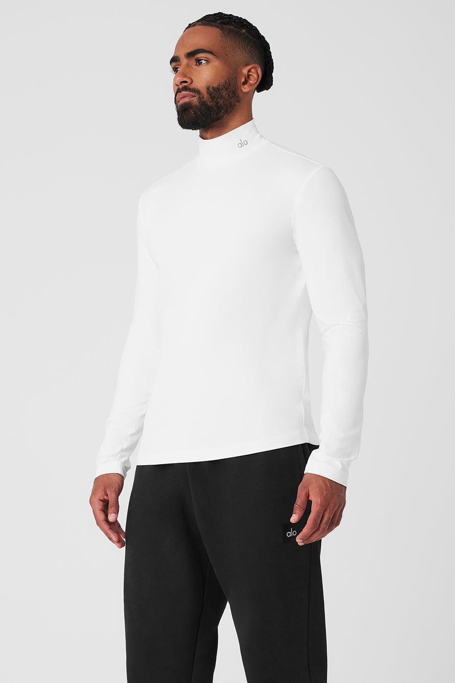 Conquer Reform Mock Neck Long Sleeve - White Male Product Image