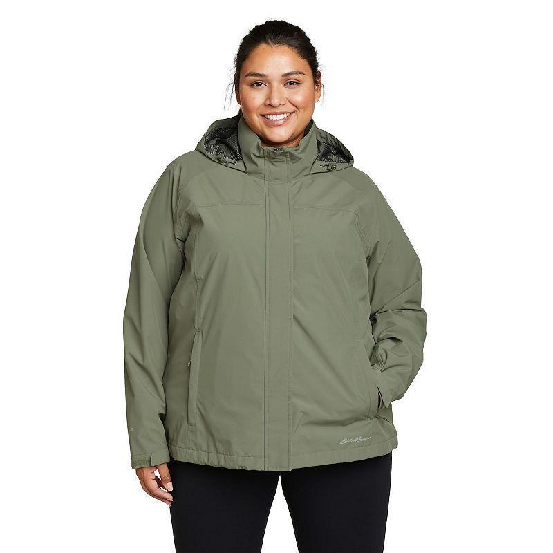 Plus Size Eddie Bauer Packable Rainfoil Jacket, Womens Product Image