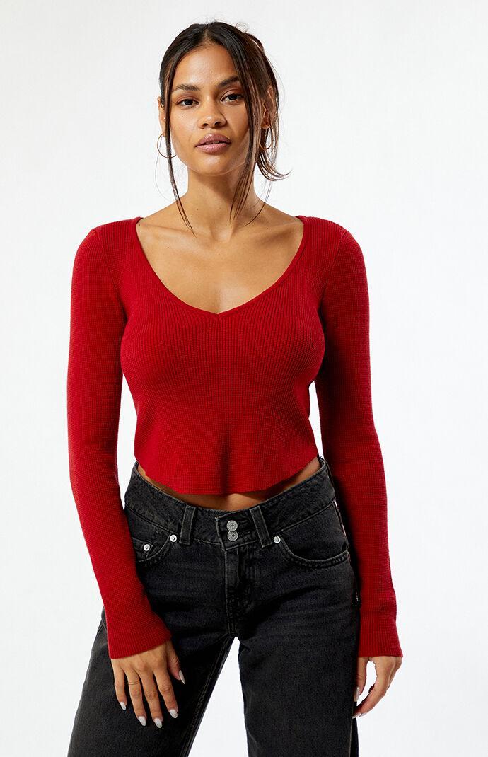 Women's Woodland V-Neck Sweater Product Image