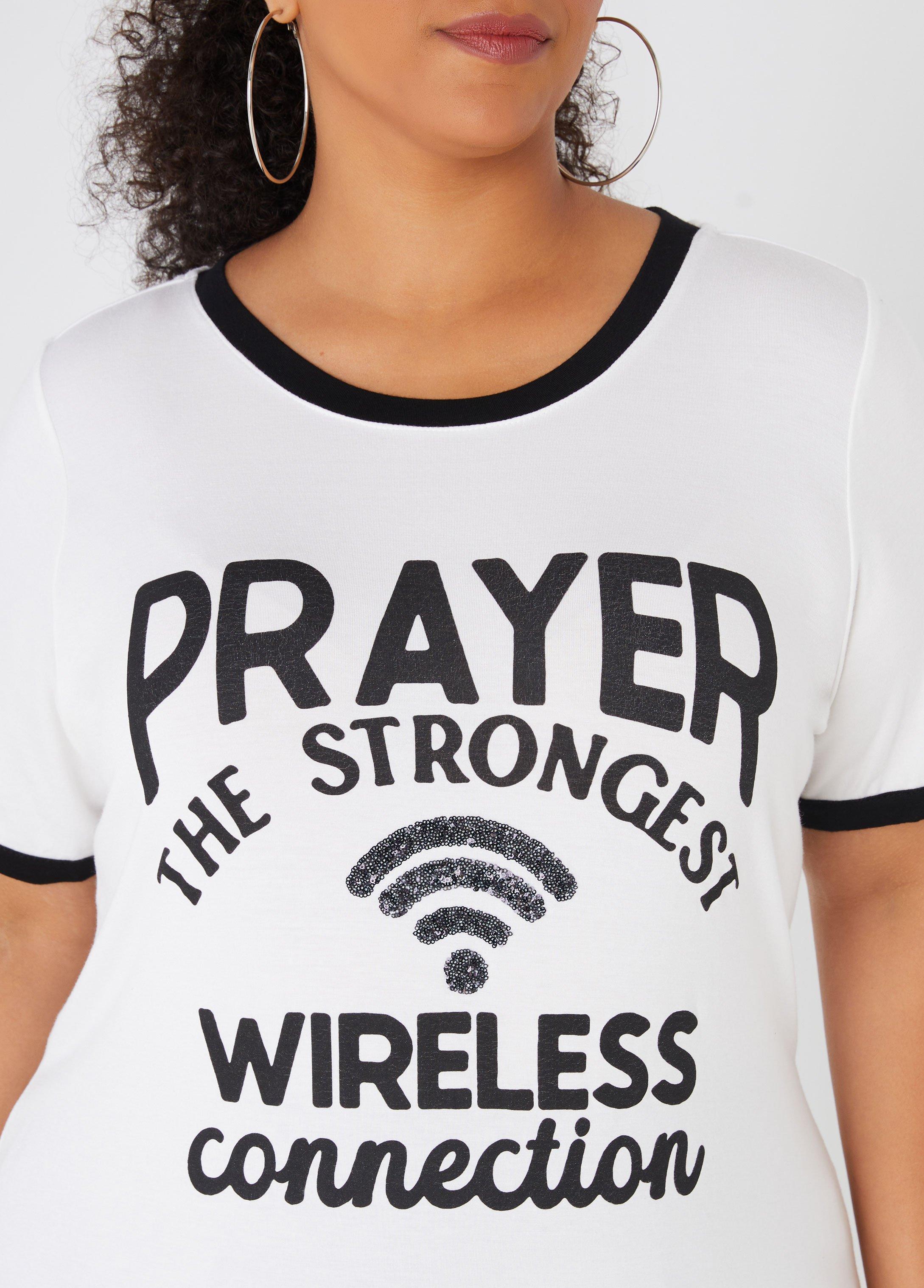 Wifi Prayer Embellished Tee Product Image