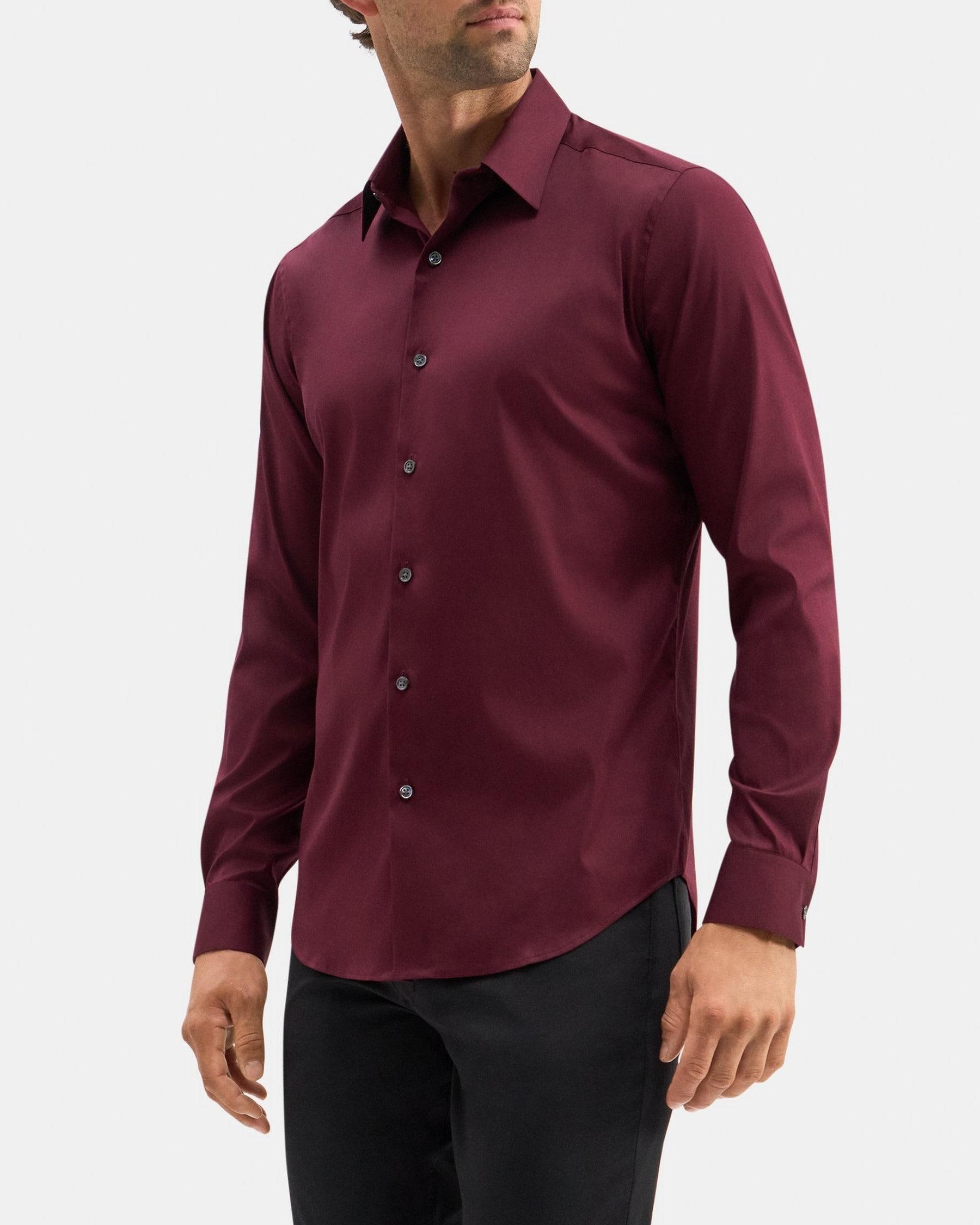 Tailored Shirt In Stretch Cotton Product Image