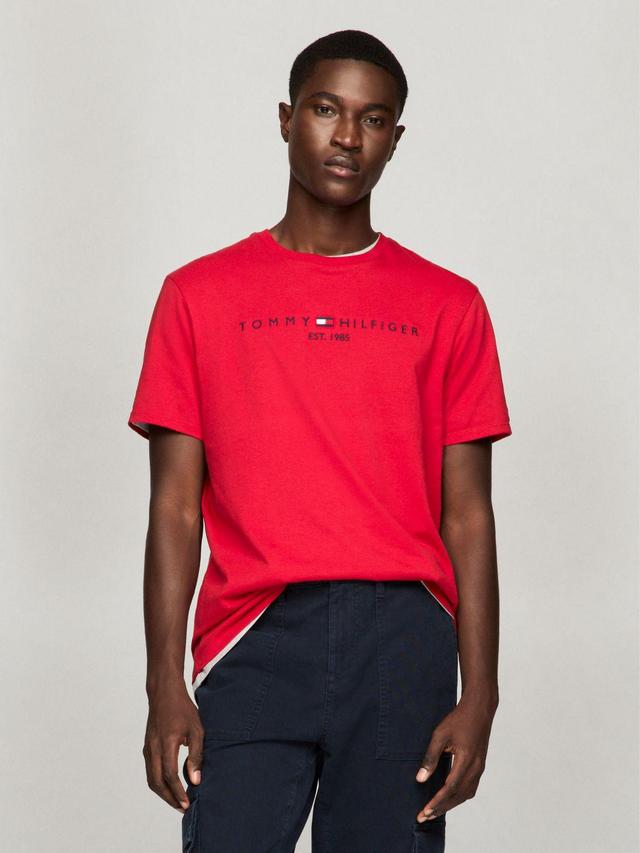 Tommy Hilfiger Men's Embroidered Tommy Logo T-Shirt Product Image