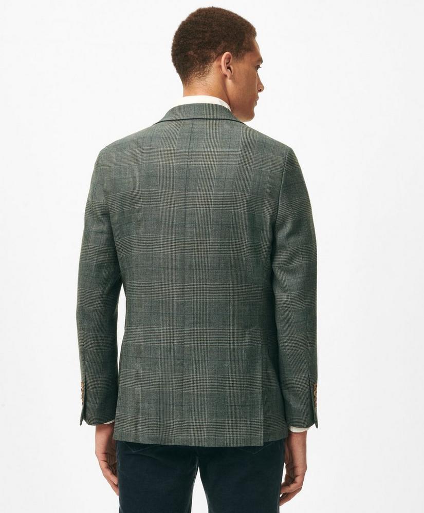 Slim Fit Checked Sport Coat in Hopsack Wool Product Image