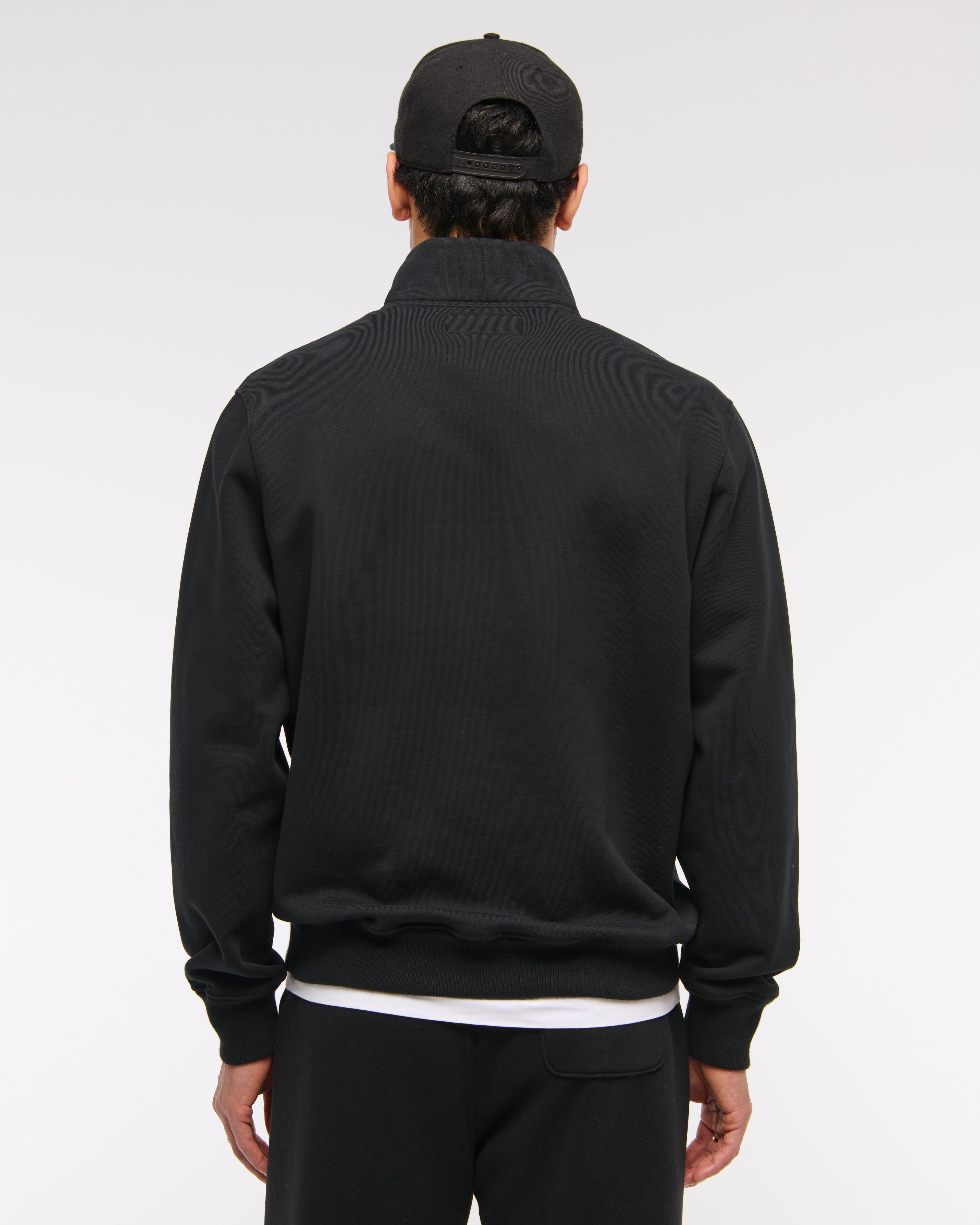 Essential Premium Heavyweight Half-Zip Sweatshirt Product Image