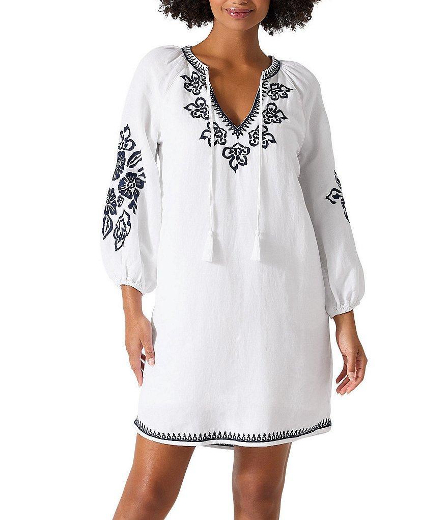 Tommy Bahama St. Lucia Embroidered Tunic Dress Product Image