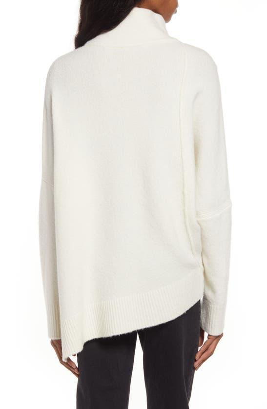 Lock Mock Neck Sweater In Chalk White Product Image