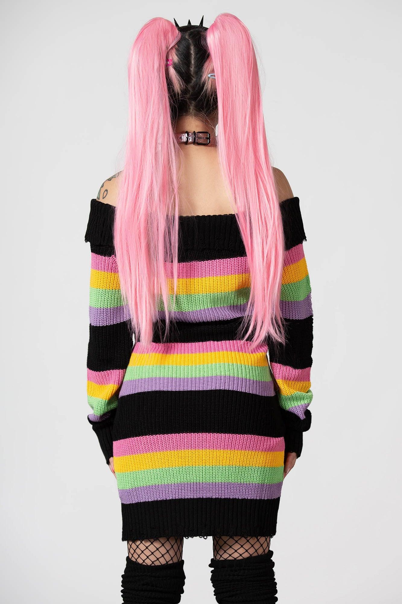 Good Vibes Knit Sweater Dress Female Product Image