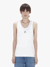 TANK TOP WITH ANCHOR LOGO EMBROIDERY in white | JW Anderson US  Product Image