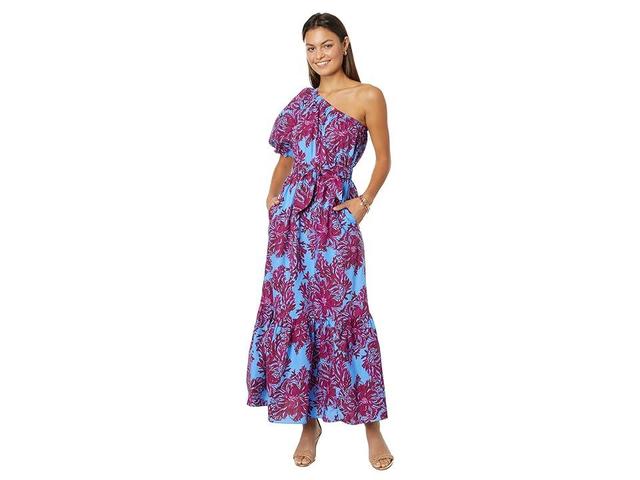 Womens Zelalynn Cotton Floral Maxi Dress Product Image