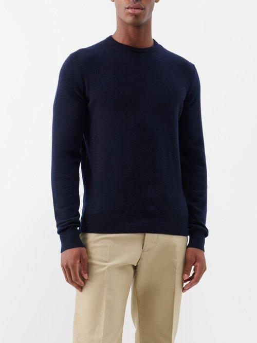 Mens Oasi Cashmere Crewneck Sweater Product Image
