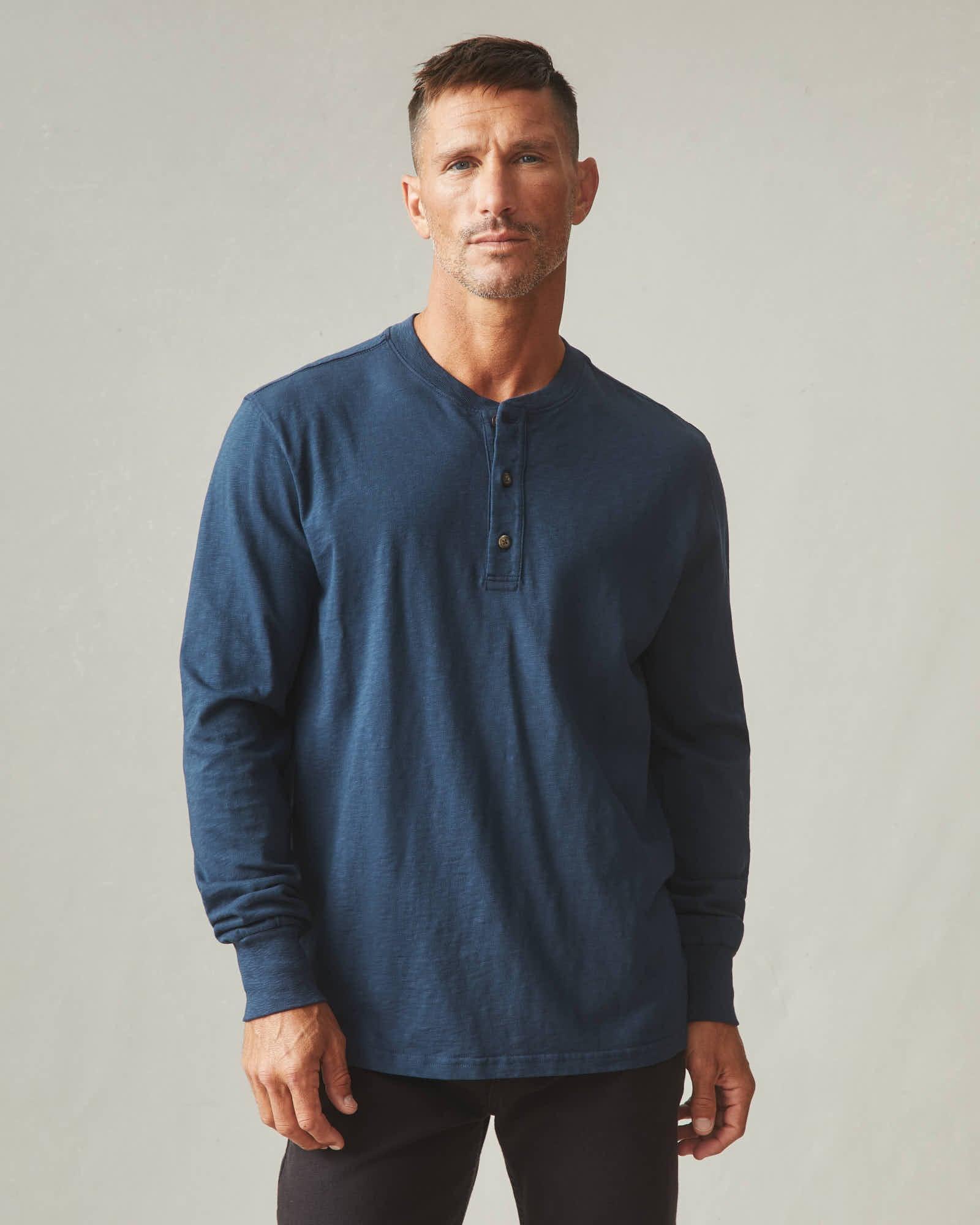 Premium Slub Henley Long Sleeve - Spellbound Product Image