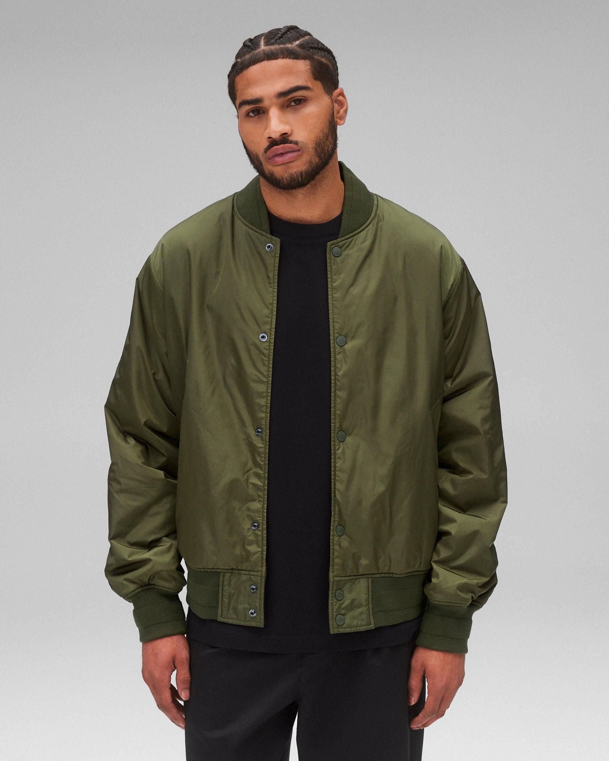 Econyl Satin Nylon Stadium Jacket Male Product Image