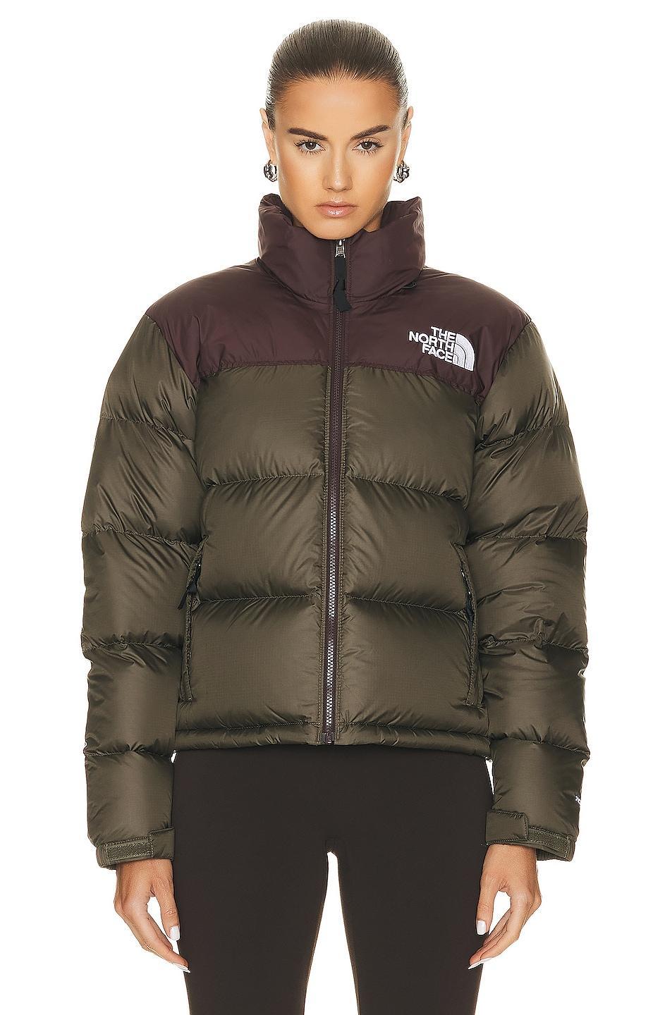 Womens Retro Nuptse Colorblocked Down Jacket Product Image