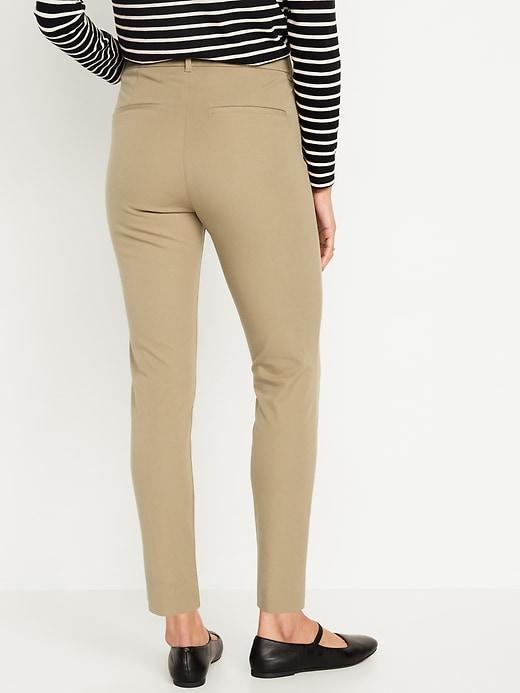 High-Waisted Pixie Skinny Ankle Pants Product Image