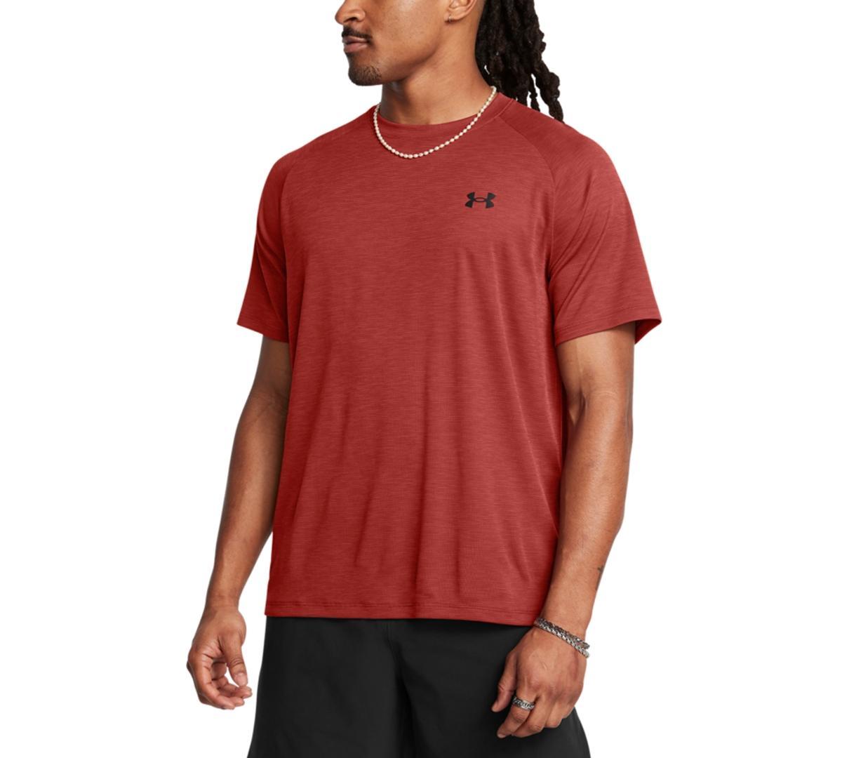 Mens Under Armour Tech Textured Short Sleeve Tee Product Image