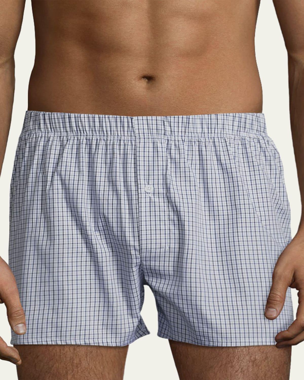 Mens Fancy Woven Cotton Boxers Product Image