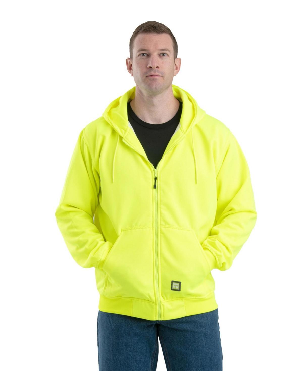 Berne Big & Tall Hi Vis Thermal-Lined Hooded Sweatshirt Product Image