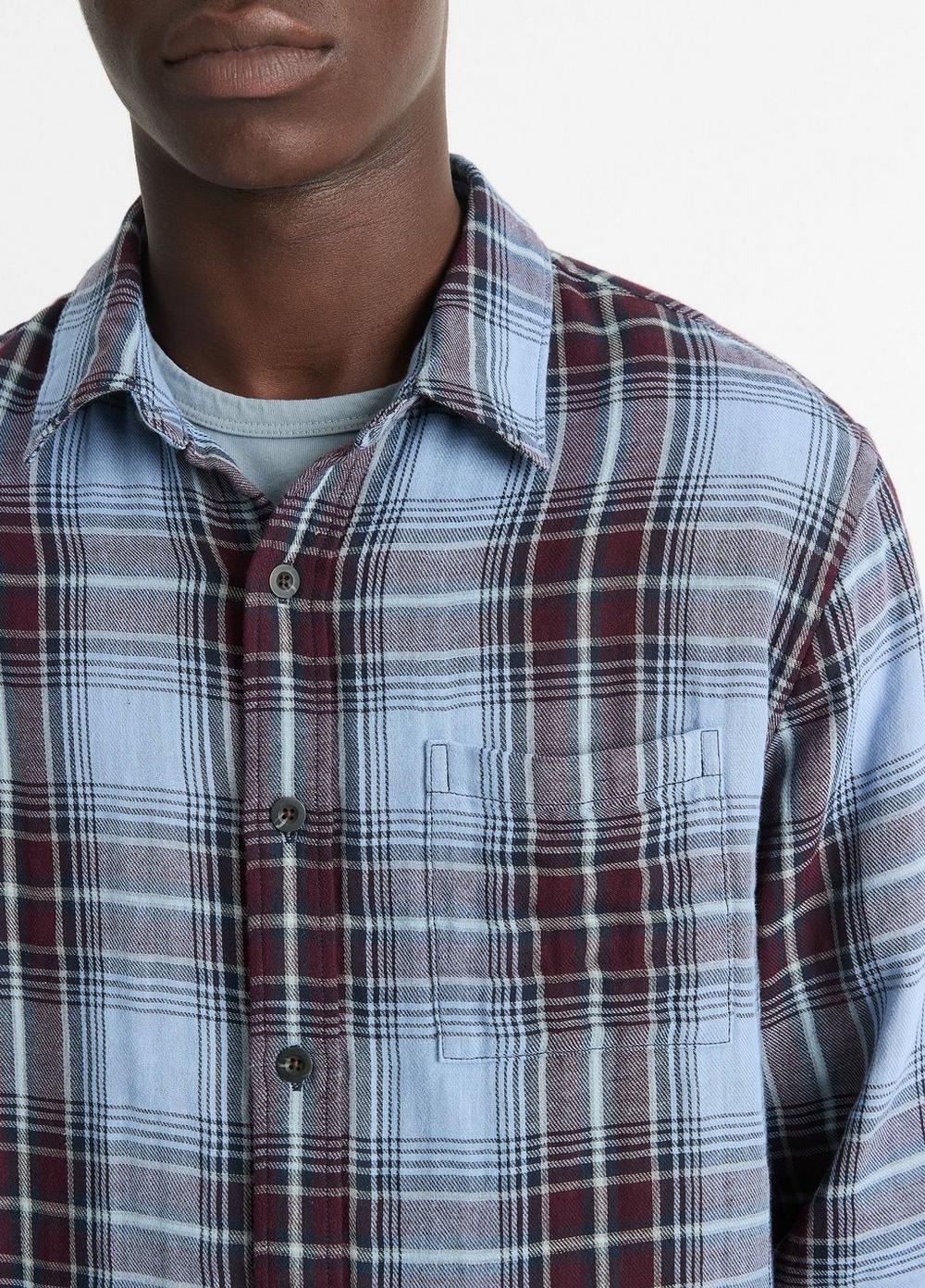 Napa Plaid Cotton Shirt Product Image