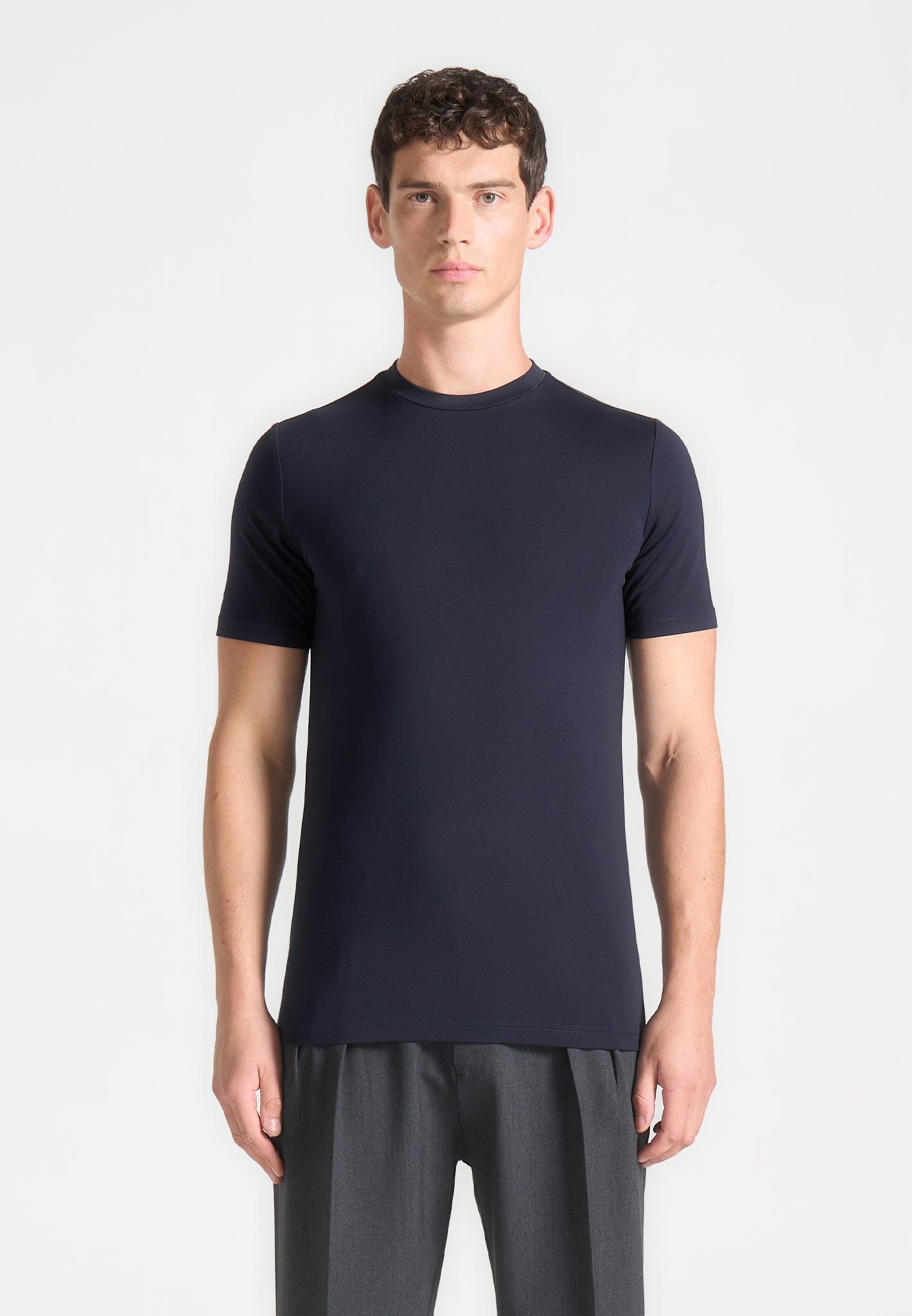 Éternel Fitted Luxe T-Shirt - Navy Male Product Image