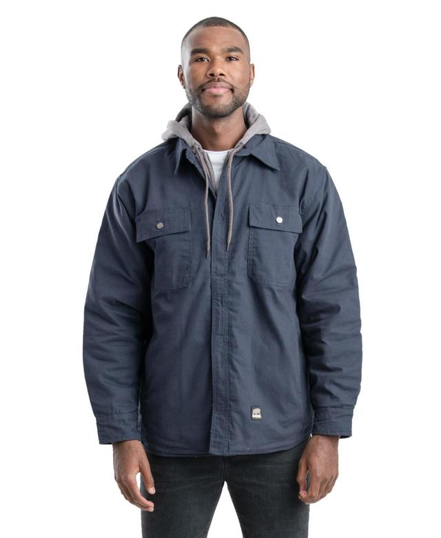 Berne Big & Tall Heartland Duck Hooded Shirt Jacket Product Image