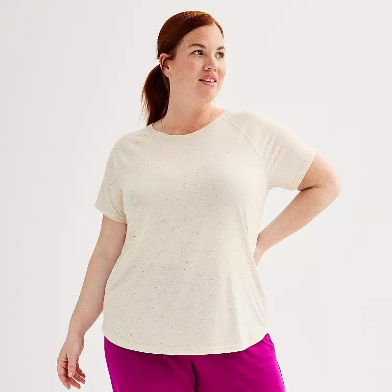 Plus Size Tek Gear Core Raglan Tee, Womens Product Image