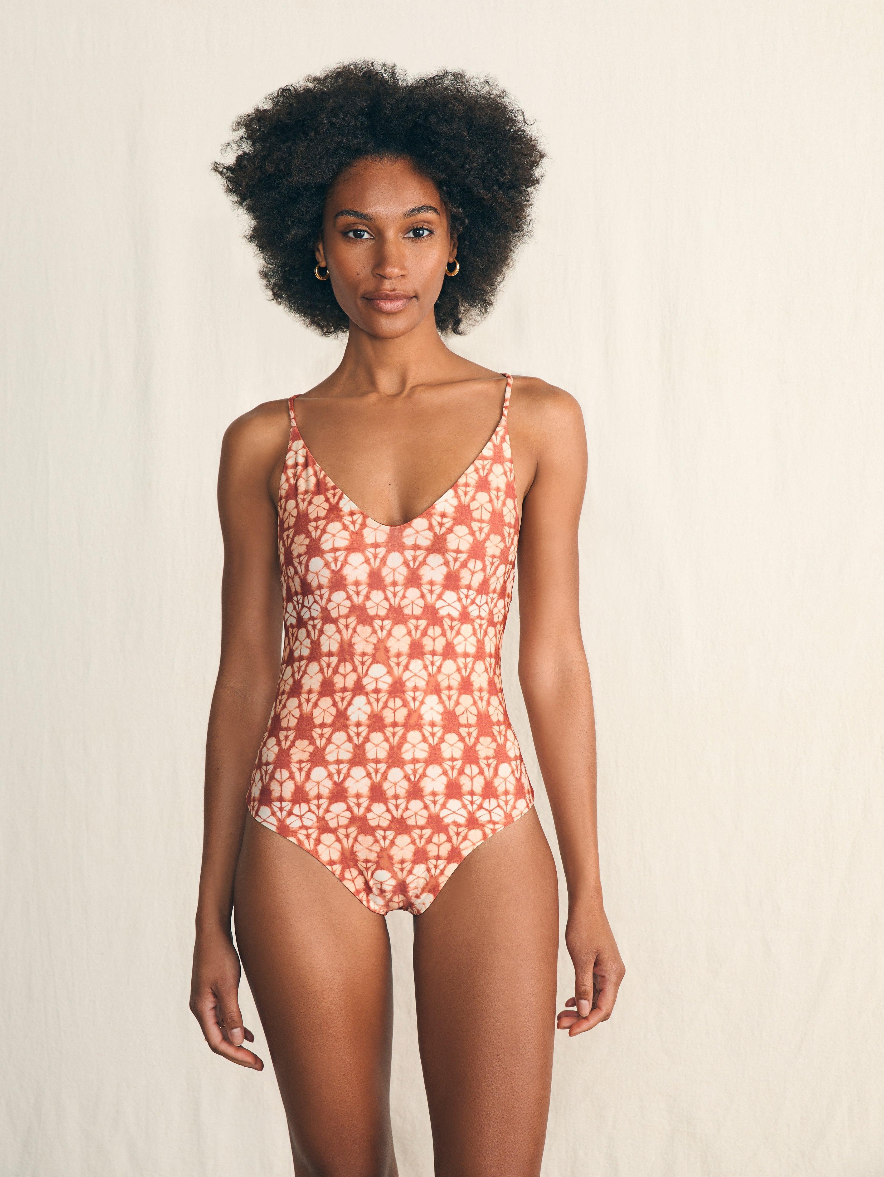 Kauai One Piece - Spiced Shibori Print Female Product Image