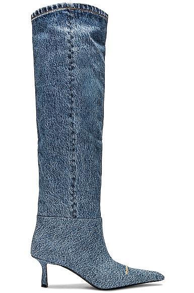 Womens Viola 65 Denim Slouch Boots Product Image
