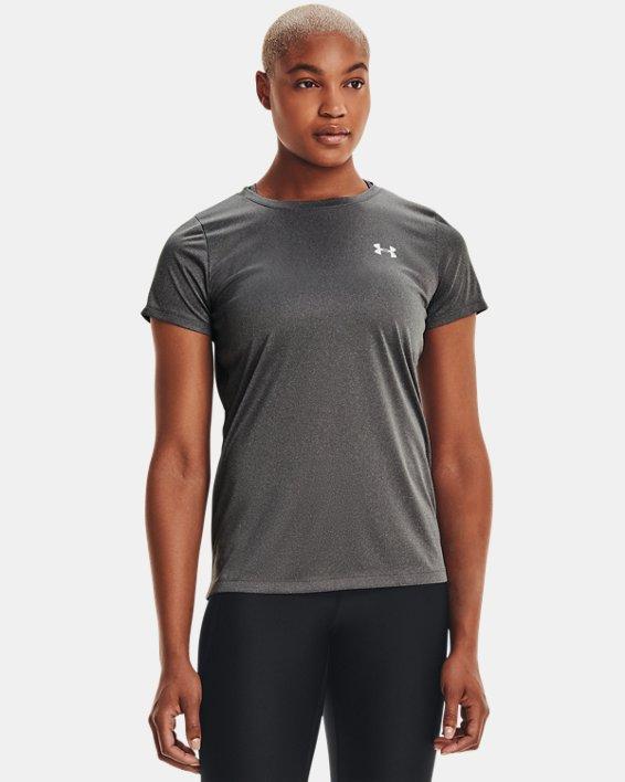 Womens UA Velocity Solid Crew Short Sleeve Product Image