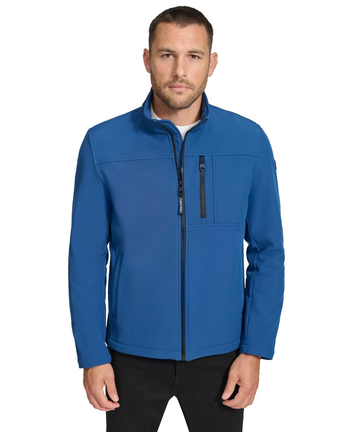 Calvin Klein Calvin Klein Men's Water Resistant Soft Shell Open Bottom Jacket (Standard and Big Tall) Men's Jacket Product Image