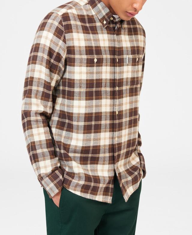 Ben Sherman Mens Brushed Plaid Shirt Product Image