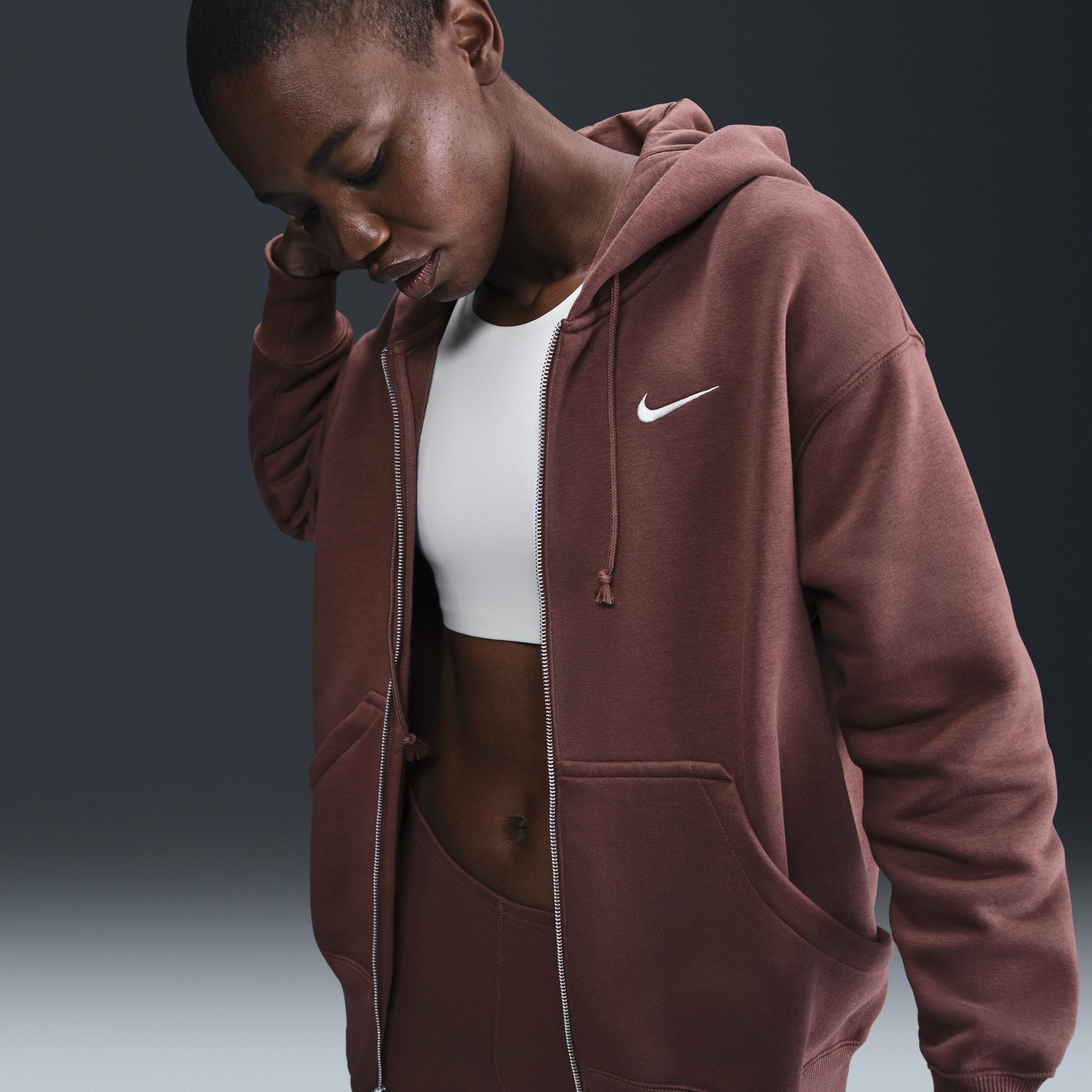 Women's Nike Sportswear Phoenix Fleece Oversized Full-Zip Hoodie Product Image