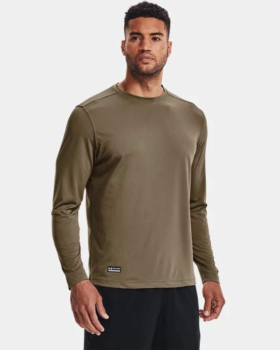 Mens Tactical UA Tech Long Sleeve T-Shirt Product Image