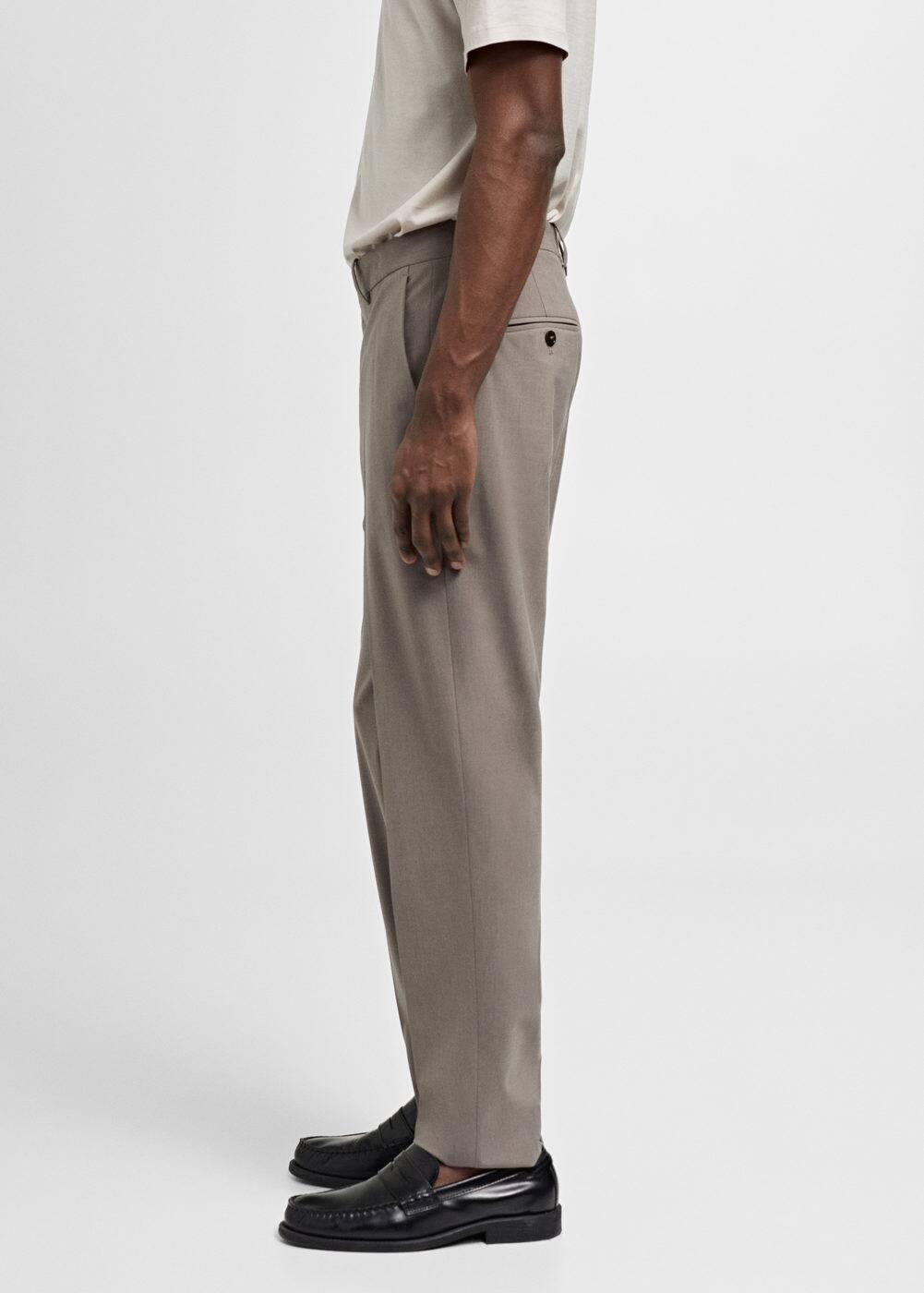 MANGO MAN - Suit pants beigeMen Product Image