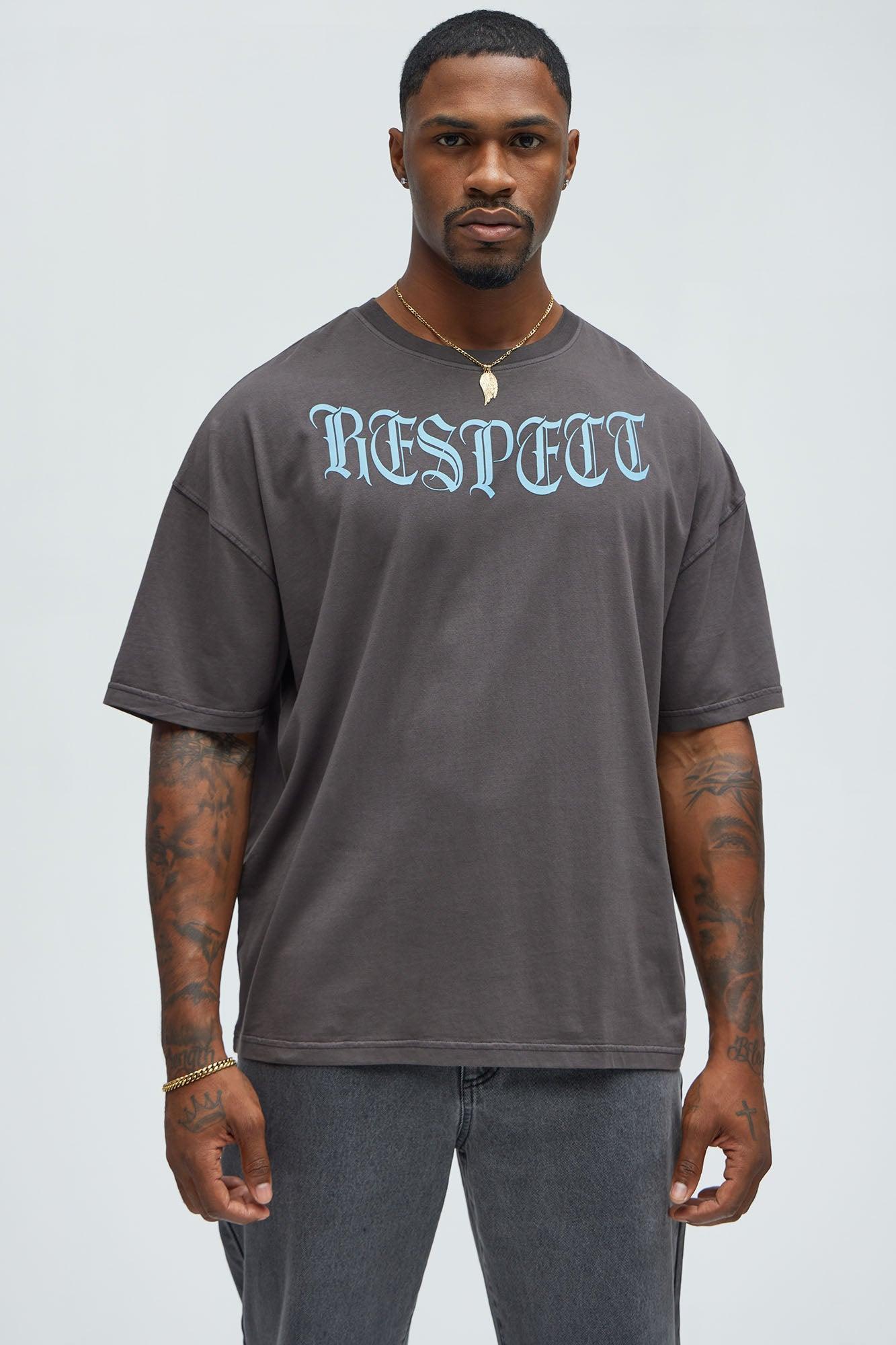 Japan Respect Short Sleeve Tee - Charcoal Product Image