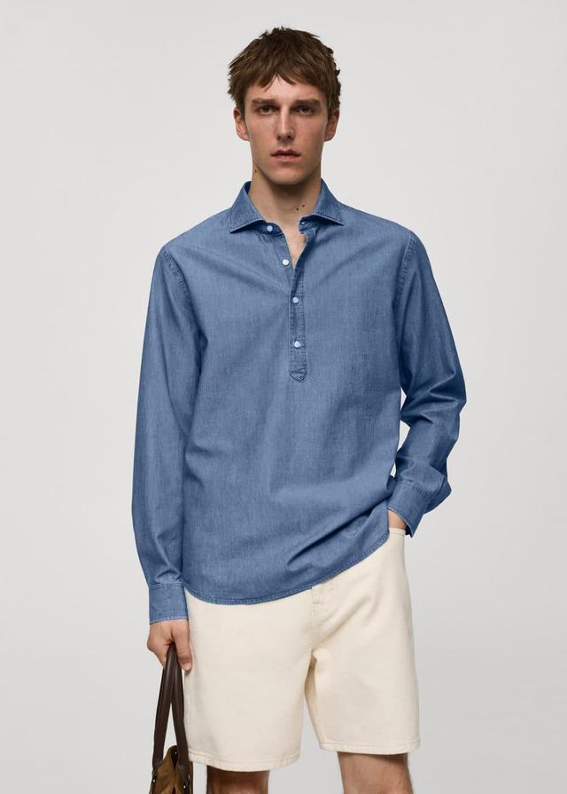 Mango Mens Cotton T-Shirt Product Image