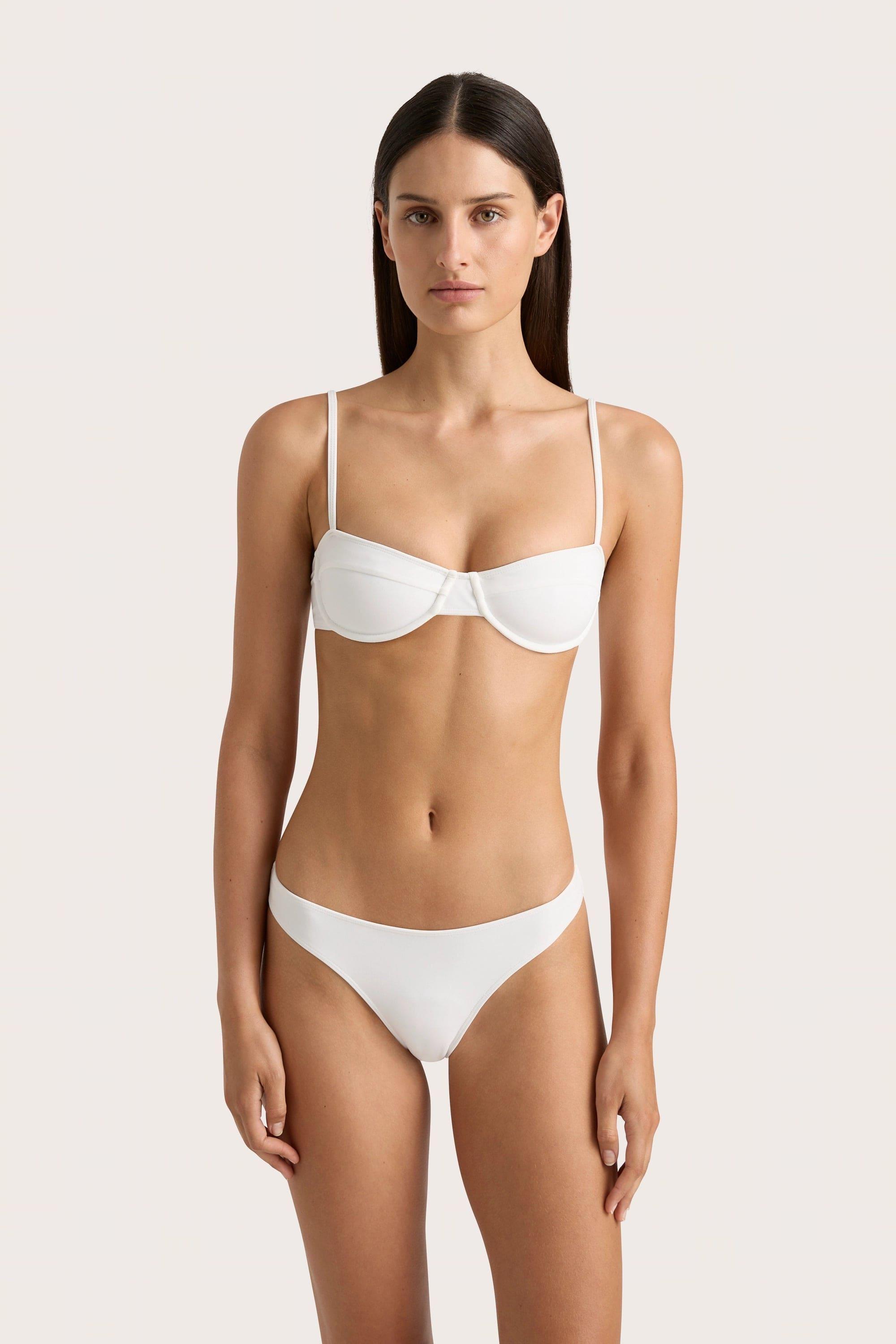 Farrah Bikini Top White Product Image